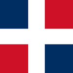 Dominican Republic without Seal 2' x 3' Sewn Flag, featuring marine-grade nylon, canvas header, and brass grommets.