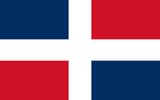 Dominican Republic without Seal 2' x 3' Sewn Flag, featuring marine-grade nylon, canvas header, and brass grommets.