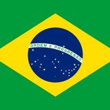 Brazil Flag Printed Nylon 2' x 3' with blue circle and white stars on a yellow and green diamond, featuring strong canvas header and brass grommets.