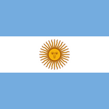 Argentina Flag Printed Nylon 5' x 8' featuring a sun with a face, strong canvas header, and brass grommets for indoor or outdoor use.