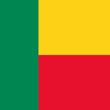 Benin Flag Printed Nylon 3' x 5' featuring strong canvas header, two brass grommets, and UV-resistant material for outdoor use.