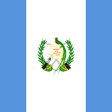 Guatemala Flag Printed Nylon 2' x 3' with green and red emblem, strong canvas header, brass grommets, and UV-resistant nylon for indoor or outdoor use.