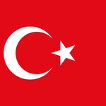 Turkey Flag Printed Nylon 3' x 5', featuring a crescent moon and star, with strong canvas header and two brass grommets for indoor or outdoor use.