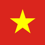 Vietnam Flag Printed Nylon 3' x 5', featuring a yellow star on a red background, with strong canvas header and brass grommets, suitable for indoor or outdoor use.