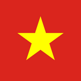 Vietnam Flag Printed Nylon 3' x 5', featuring a yellow star on a red background, with strong canvas header and brass grommets, suitable for indoor or outdoor use.