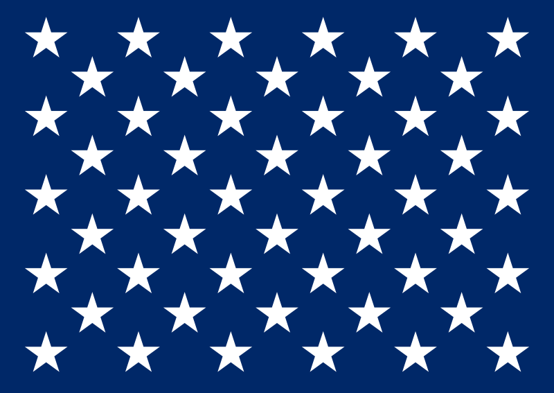 US Navy Union Jack Nylon Embroidered Stars 20 x 26, featuring white stars on a blue field, with brass grommets for display.