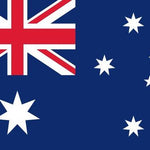 Australia Flag Printed Nylon 3' x 5', featuring white stars on a blue background and a red cross. Includes brass grommets and durable stitching for outdoor use.