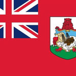 Bermuda Flag Printed Nylon 3' x 5' features a red lion and ship on durable, UV-resistant nylon with brass grommets for outdoor use.