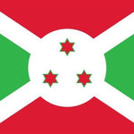 Burundi Flag Printed Nylon 3' x 5', featuring a durable canvas header, brass grommets, and vibrant, digitally printed design for indoor or outdoor use.