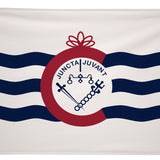 City of Cincinnati Flag Printed Nylon 3' x 5' featuring a logo with a sword, made of durable nylon, ideal for indoor/outdoor use.