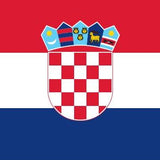 Croatia Flag Printed Nylon 2' x 3', featuring a lion emblem, strong canvas header, and brass grommets for indoor or outdoor display.