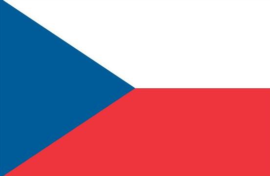 Czech Republic Flag Printed Nylon 3' x 5' with brass grommets, designed for outdoor use, features strong canvas header and UV-resistant material.