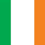 Ireland Courtesy Flag 12 x 18, made of Marine-grade nylon with a canvas header and brass grommets, showcasing green, white, and orange stripes.