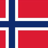 Norway Flag Printed Nylon 3' x 5' with strong canvas header, brass grommets, and four-row lock-stitching for outdoor use.