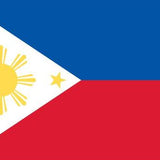 Philippines Flag Printed Nylon 3' x 5', featuring a yellow sun and stars, designed for outdoor use with durable materials and vibrant digital printing.