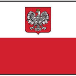 Poland Eagle Flag Printed Nylon 3' x 5' featuring a crowned white eagle on a red background, built for durability with brass grommets and UV-resistant nylon.