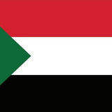 Sudan Flag Printed Nylon 3' x 5', featuring a durable canvas header with brass grommets, ideal for indoor or outdoor display.