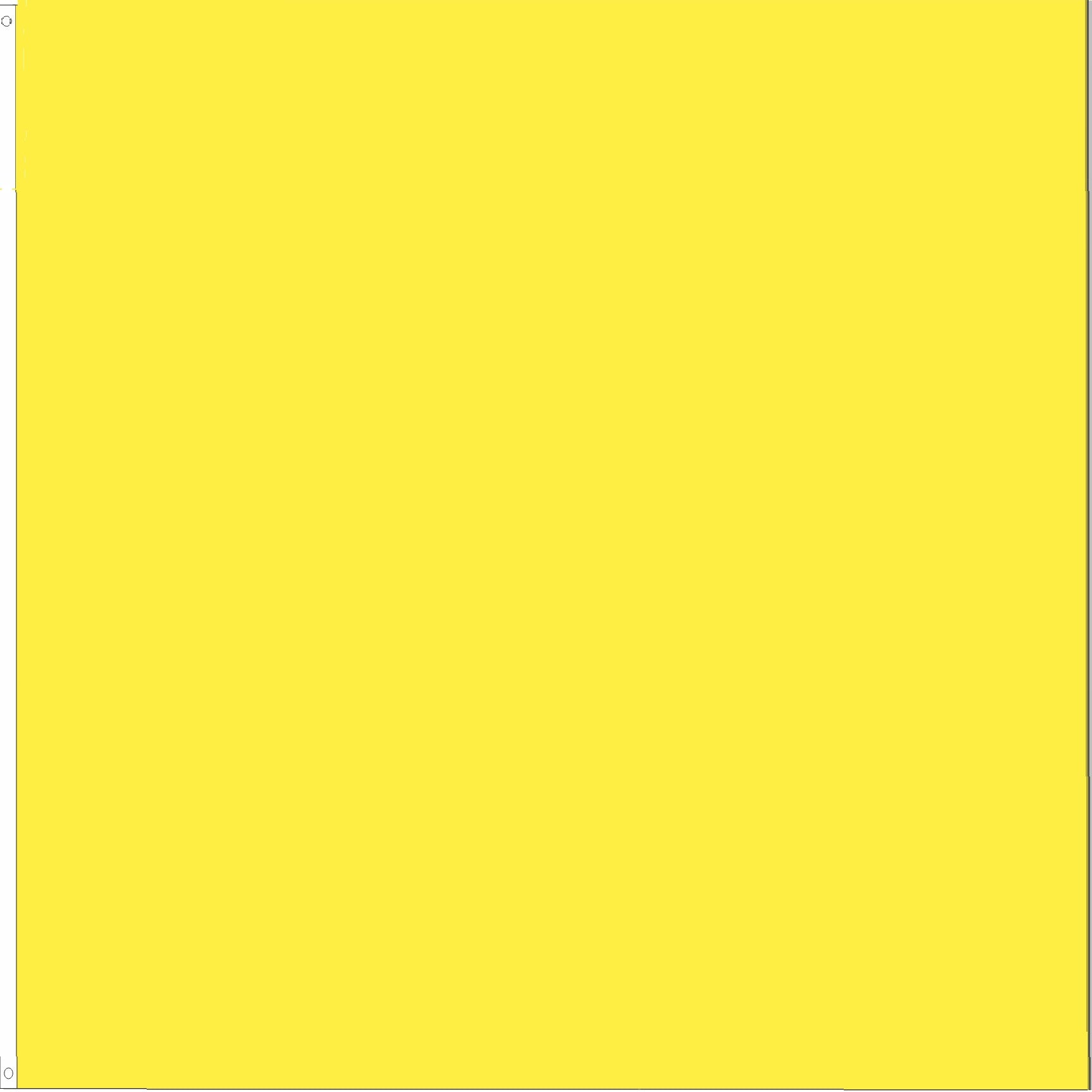 Quarantine Yellow Solid Color Nylon Flag, 18x18, with brass grommets.