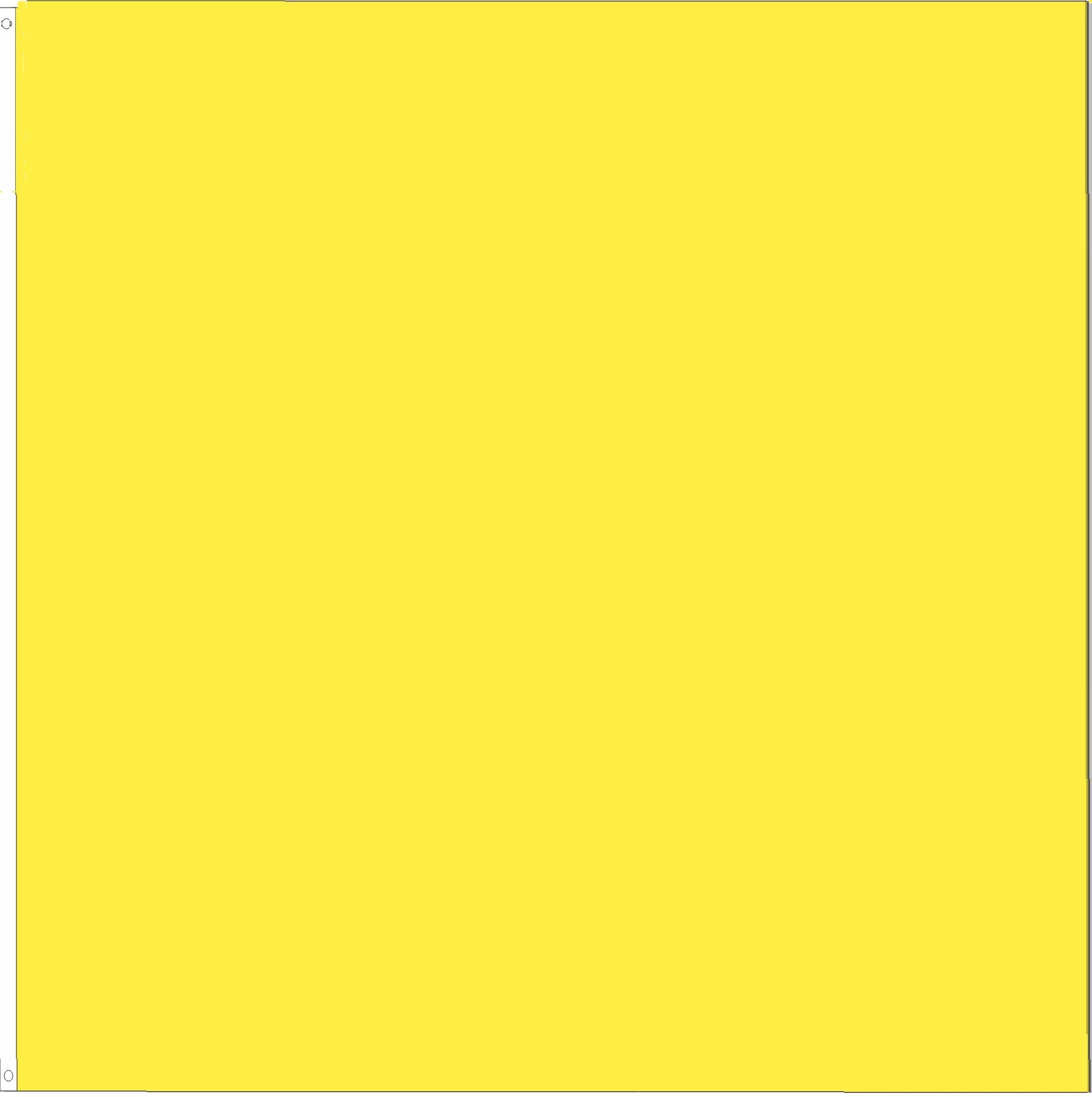 Quarantine Yellow Solid Color Nylon Flag, 18x18, with brass grommets.